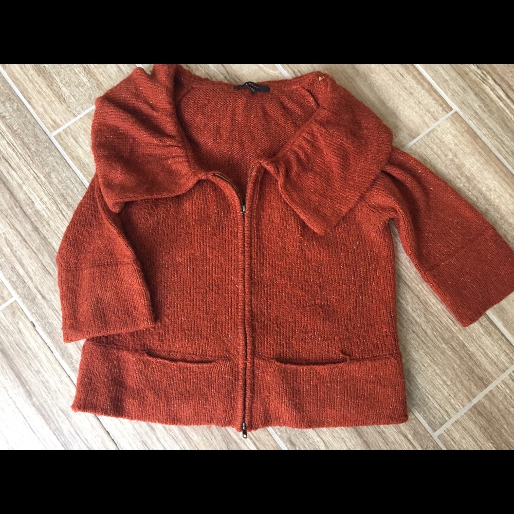 Orange Sweater
